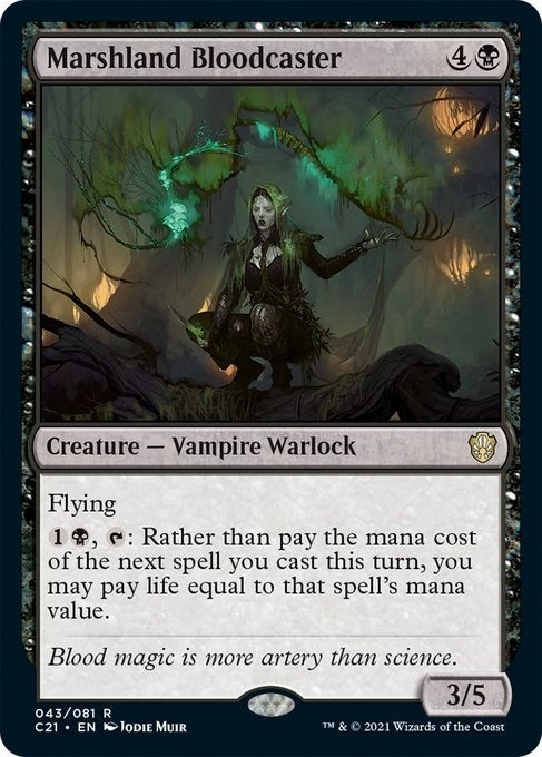 Image for Marshland Bloodcaster (43) [Commander 2021] - Magic: The Gathering