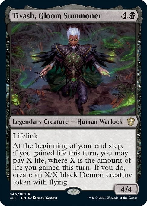 Image for Tivash, Gloom Summoner (45) [Commander 2021] - Magic: The Gathering
