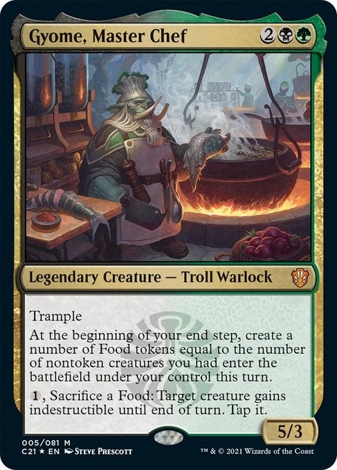 Image for Gyome, Master Chef (5) [Commander 2021] - Magic: The Gathering