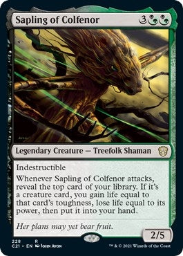 Image for Sapling of Colfenor (228) [Commander 2021] - Magic: The Gathering