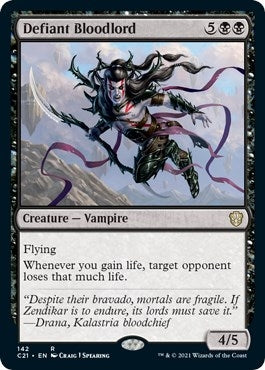 Image for Defiant Bloodlord (142) [Commander 2021] - Magic: The Gathering