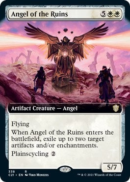 Image for Angel of the Ruins (Extended Art) (338) [Commander 2021] - Magic: The Gathering