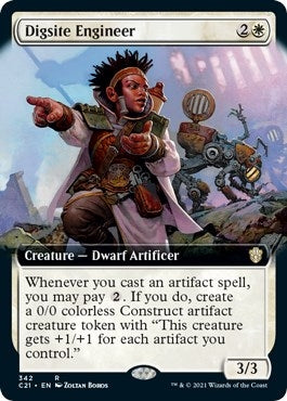 Image for Digsite Engineer (Extended Art) (342) [Commander 2021] - Magic: The Gathering