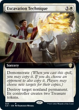 Image for Excavation Technique (Extended Art) (343) [Commander 2021] - Magic: The Gathering