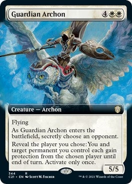 Image for Guardian Archon (Extended Art) (344) [Commander 2021] - Magic: The Gathering