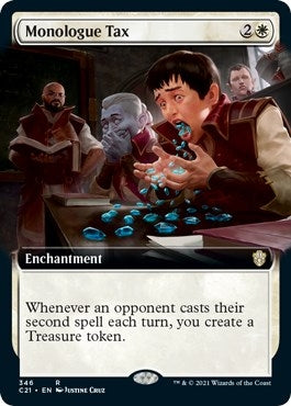 Image for Monologue Tax (Extended Art) (346) [Commander 2021] - Magic: The Gathering