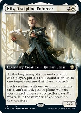 Image for Nils, Discipline Enforcer (Extended Art) (347) [Commander 2021] - Magic: The Gathering