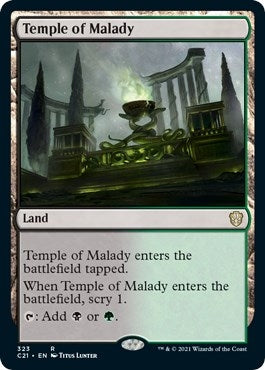 Image for Temple of Malady (323) [Commander 2021] - Magic: The Gathering