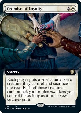 Image for Promise of Loyalty (Extended Art) (348) [Commander 2021] - Magic: The Gathering