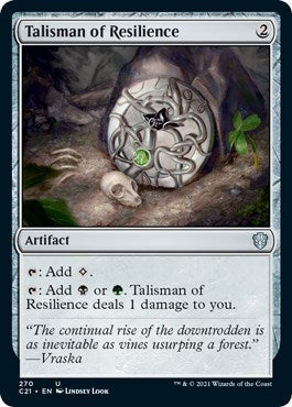 Image for Talisman of Resilience (270) [Commander 2021] - Magic: The Gathering