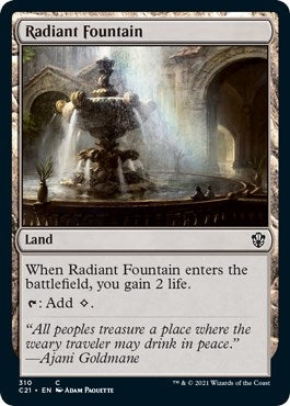 Image for Radiant Fountain (310) [Commander 2021] - Magic: The Gathering