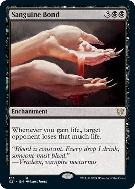 Image for Sanguine Bond (153) [Commander 2021] - Magic: The Gathering