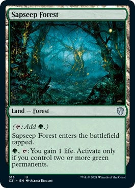 Image for Sapseep Forest (313) [Commander 2021] - Magic: The Gathering