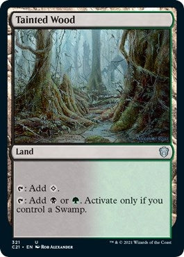 Image for Tainted Wood (321) [Commander 2021] - Magic: The Gathering