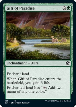 Image for Gift of Paradise (191) [Commander 2021] - Magic: The Gathering