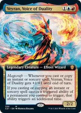 Image for Veyran, Voice of Duality (Extended Art) (330) [Commander 2021] - Magic: The Gathering