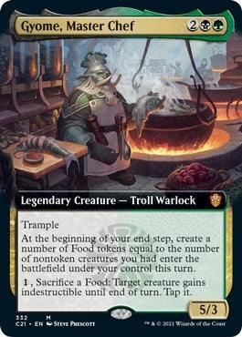 Image for Gyome, Master Chef (Extended Art) (332) [Commander 2021] - Magic: The Gathering