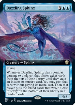 Image for Dazzling Sphinx (Extended Art) (352) [Commander 2021] - Magic: The Gathering