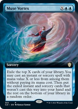 Image for Muse Vortex (Extended Art) (355) [Commander 2021] - Magic: The Gathering