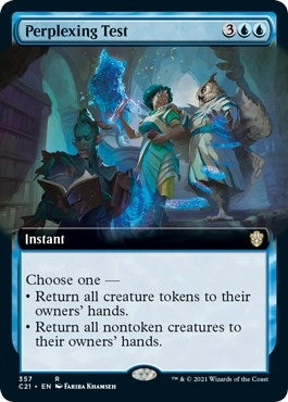 Image for Perplexing Test (Extended Art) (357) [Commander 2021] - Magic: The Gathering