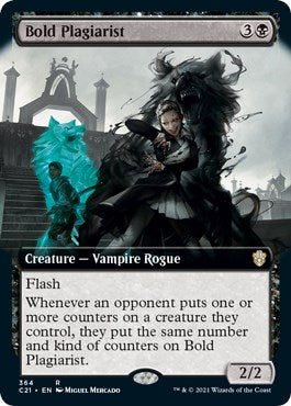 Image for Bold Plagiarist (Extended Art) (364) [Commander 2021] - Magic: The Gathering