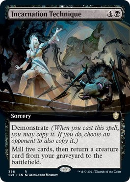 Image for Incarnation Technique (Extended Art) (368) [Commander 2021] - Magic: The Gathering