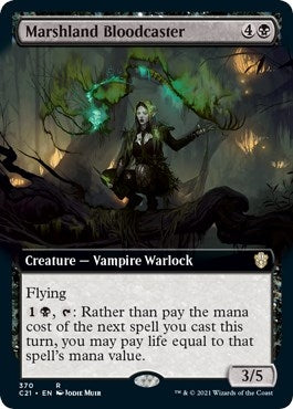 Image for Marshland Bloodcaster (Extended Art) (370) [Commander 2021] - Magic: The Gathering