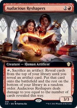 Image for Audacious Reshapers (Extended Art) (374) [Commander 2021] - Magic: The Gathering