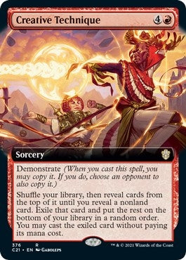 Image for Creative Technique (Extended Art) (376) [Commander 2021] - Magic: The Gathering