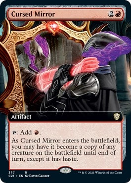 Image for Cursed Mirror (Extended Art) (377) [Commander 2021] - Magic: The Gathering