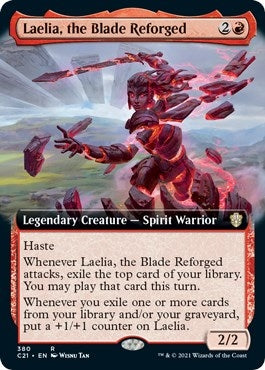 Image for Laelia, the Blade Reforged (Extended Art) (380) [Commander 2021] - Magic: The Gathering