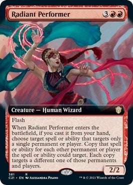 Image for Radiant Performer (Extended Art) (381) [Commander 2021] - Magic: The Gathering