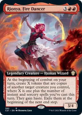 Image for Rionya, Fire Dancer (Extended Art) (382) [Commander 2021] - Magic: The Gathering