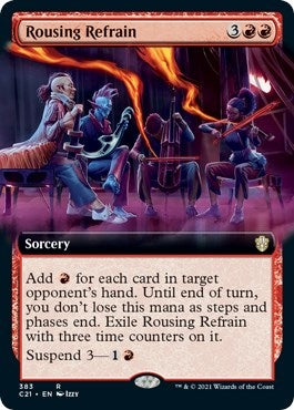 Image for Rousing Refrain (Extended Art) (383) [Commander 2021] - Magic: The Gathering