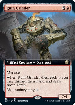 Image for Ruin Grinder (Extended Art) (384) [Commander 2021] - Magic: The Gathering