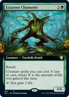 Image for Ezzaroot Channeler (Extended Art) (387) [Commander 2021] - Magic: The Gathering