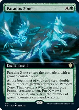 Image for Paradox Zone (Extended Art) (391) [Commander 2021] - Magic: The Gathering