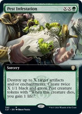 Image for Pest Infestation (Extended Art) (392) [Commander 2021] - Magic: The Gathering