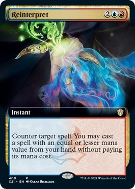 Image for Reinterpret (Extended Art) (400) [Commander 2021] - Magic: The Gathering