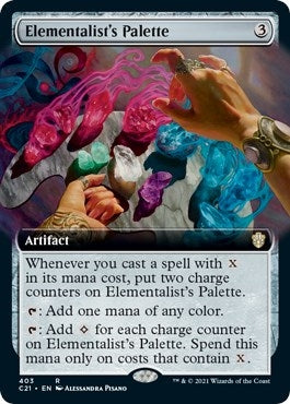 Image for Elementalist's Palette (Extended Art) (403) [Commander 2021] - Magic: The Gathering