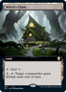 Image for Witch's Clinic (Extended Art) (407) [Commander 2021] - Magic: The Gathering