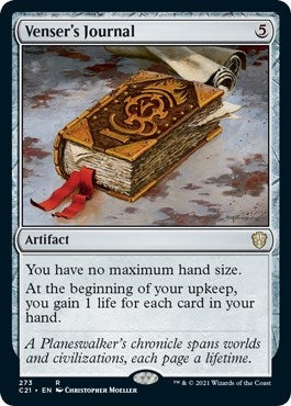 Image for Venser's Journal (273) [Commander 2021] - Magic: The Gathering