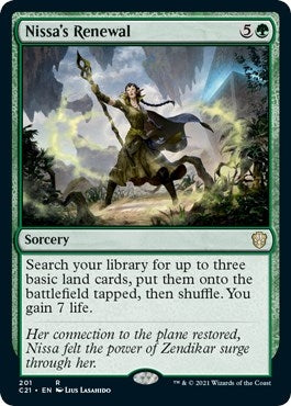 Image for Nissa's Renewal (201) [Commander 2021] - Magic: The Gathering