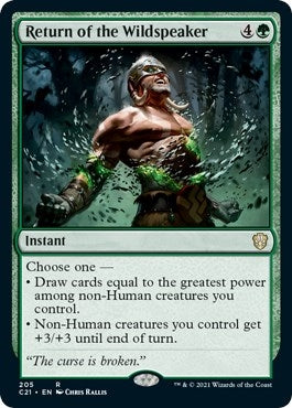 Image for Return of the Wildspeaker (205) [Commander 2021] - Magic: The Gathering