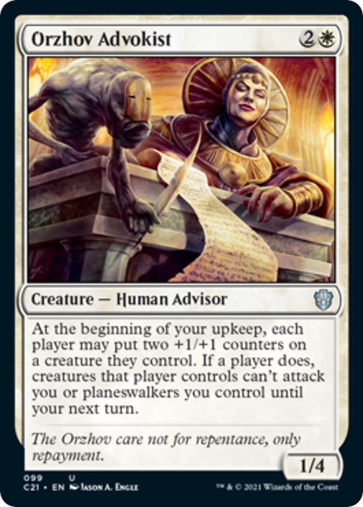 Image for Orzhov Advokist (99) [Commander 2021] - Magic: The Gathering
