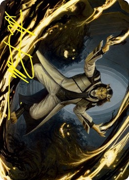 Image for Leonin Lightscribe Art Card (Gold-Stamped Signature) (3) [Strixhaven] - Magic: The Gathering