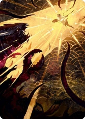 Image for Defiant Strike Art Card (62) [Strixhaven] - Magic: The Gathering