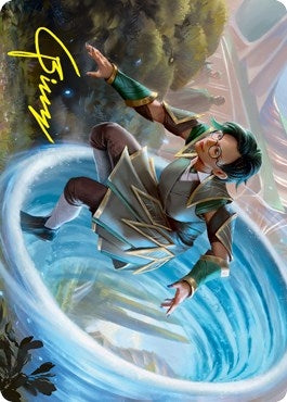 Image for Vortex Runner Art Card (Gold-Stamped Signature) (6) [Strixhaven] - Magic: The Gathering