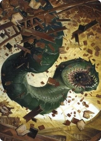 Image for Bookwurm Art Card (14) [Strixhaven] - Magic: The Gathering