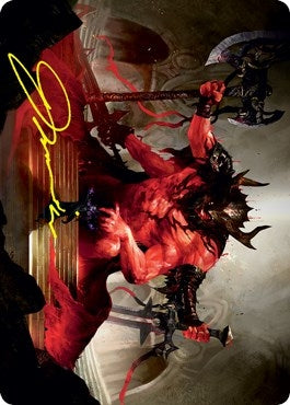 Image for Awaken the Blood Avatar Art Card (Gold-Stamped Signature) (20) [Strixhaven] - Magic: The Gathering